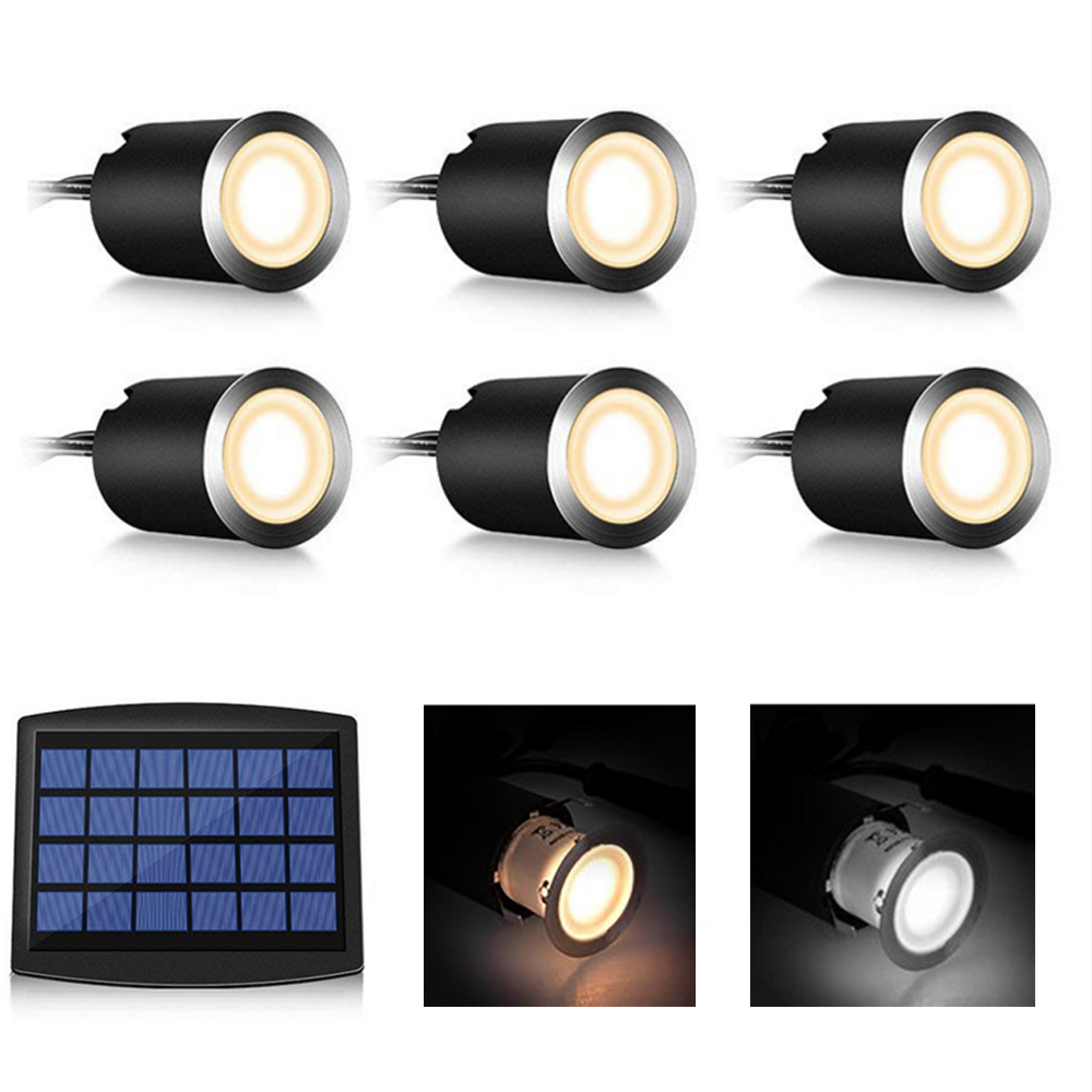Outdoor Power Post - 6pcs 8pcs Solar LED Deck Light