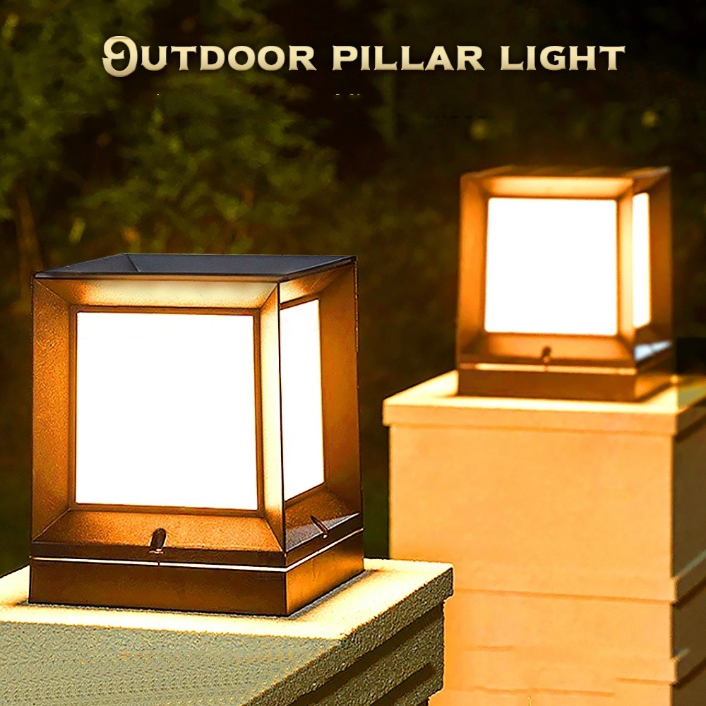 Outdoor Power Post - Modern E27 Led Outdoor Post Light