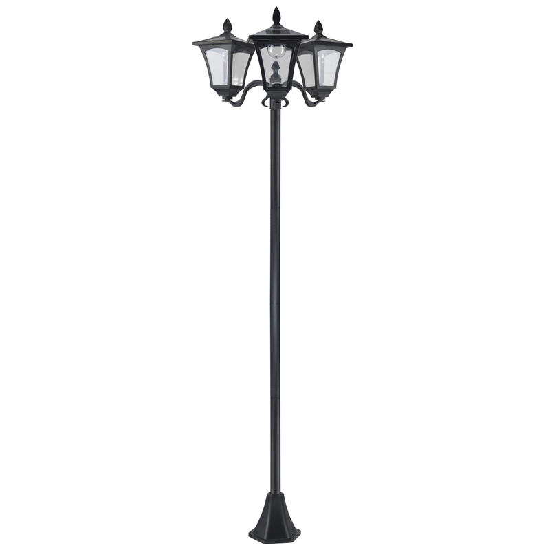 Outdoor Power Post - Outsunny Outdoor Lamp Post Lights, Triple