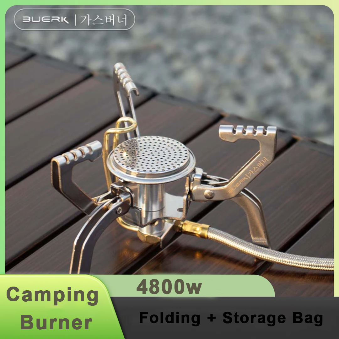 Outdoor Power And Equipment - BUERK 4800W Camping Burner Powerful Gas