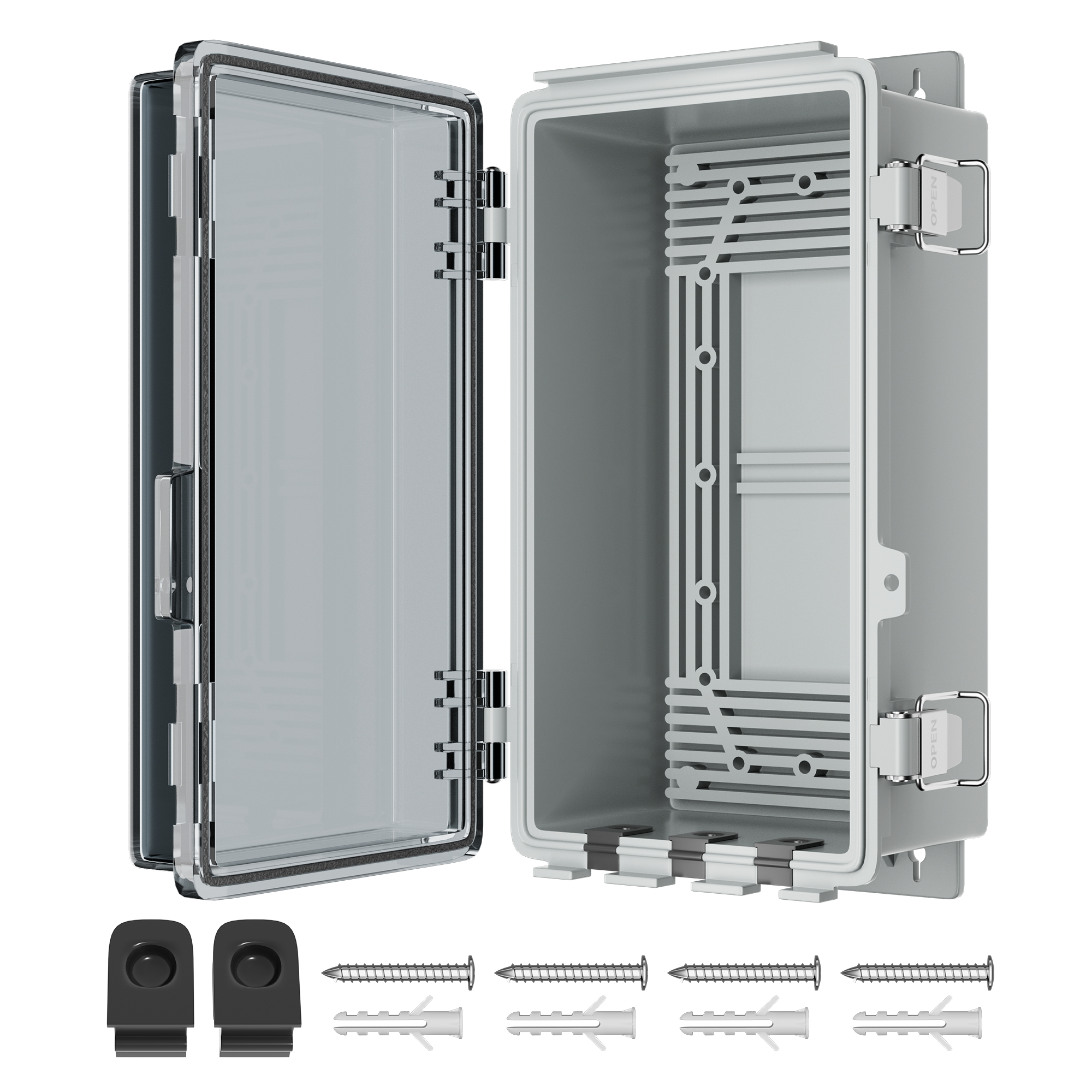 Outdoor Power Distribution Box - DaierTek 9x5x4.3“ Outdoor Extension Cord Cover