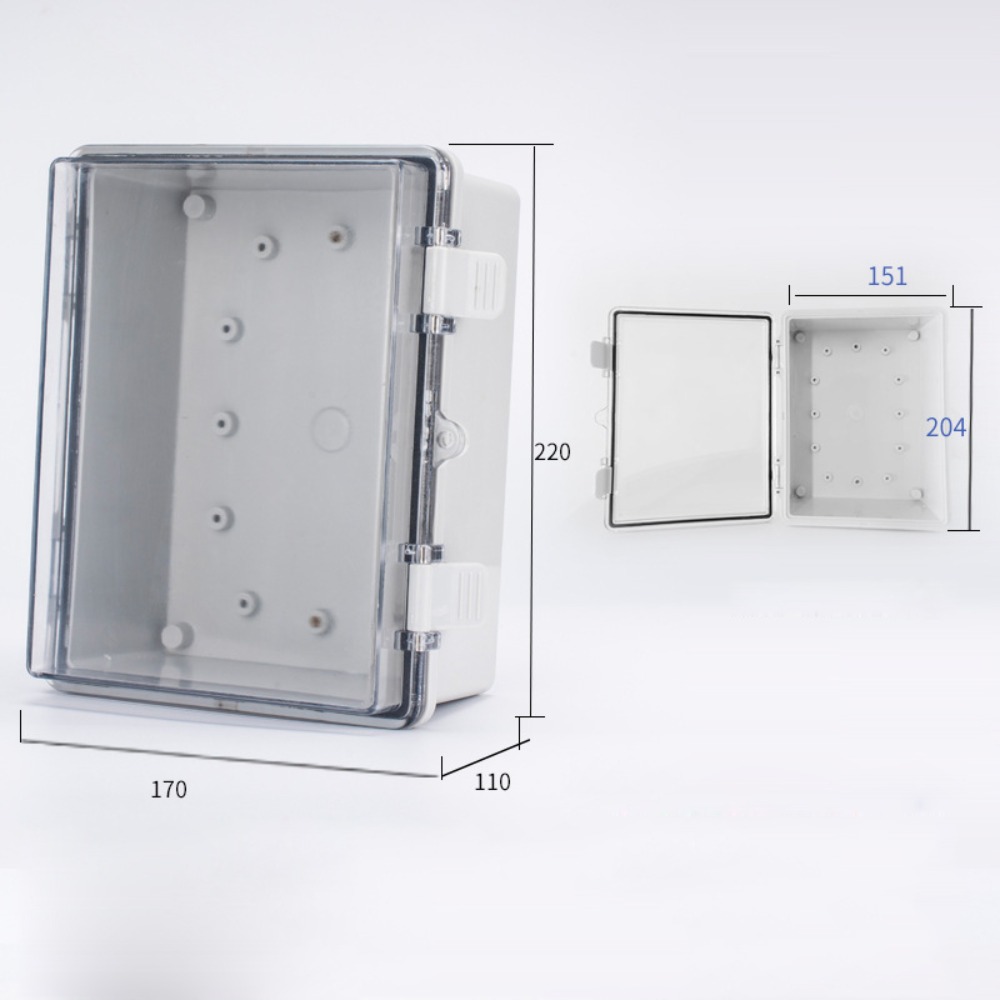 Outdoor Power Distribution Box - Outdoor Sealed Electrical Plastic Enclosure ABS