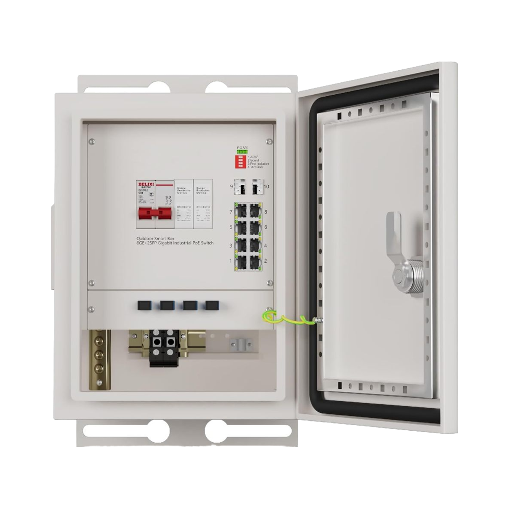 Outdoor Power And Equipment - KeepLiNK Outdoor Smart Network Box 8-Port