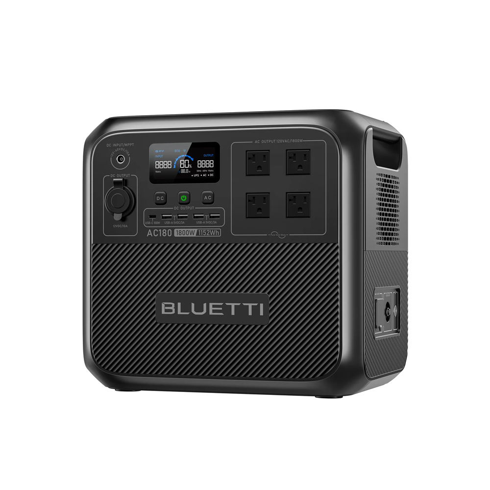 【RENEW】BLUETTI AC180 Solar Por - Outdoor Powerwall recensione e prezzo