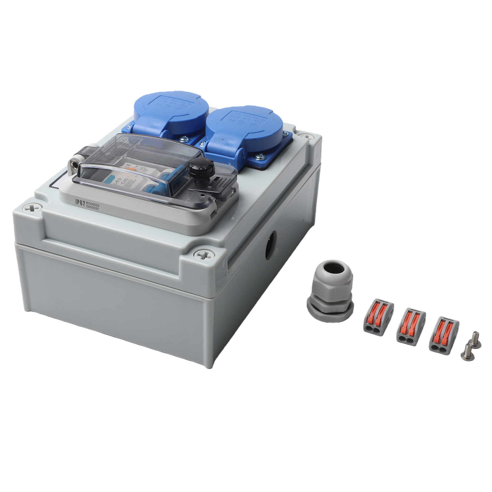 Gray Blue Wall Distributor Saf - Outdoor Power Distributors recensione e prezzo