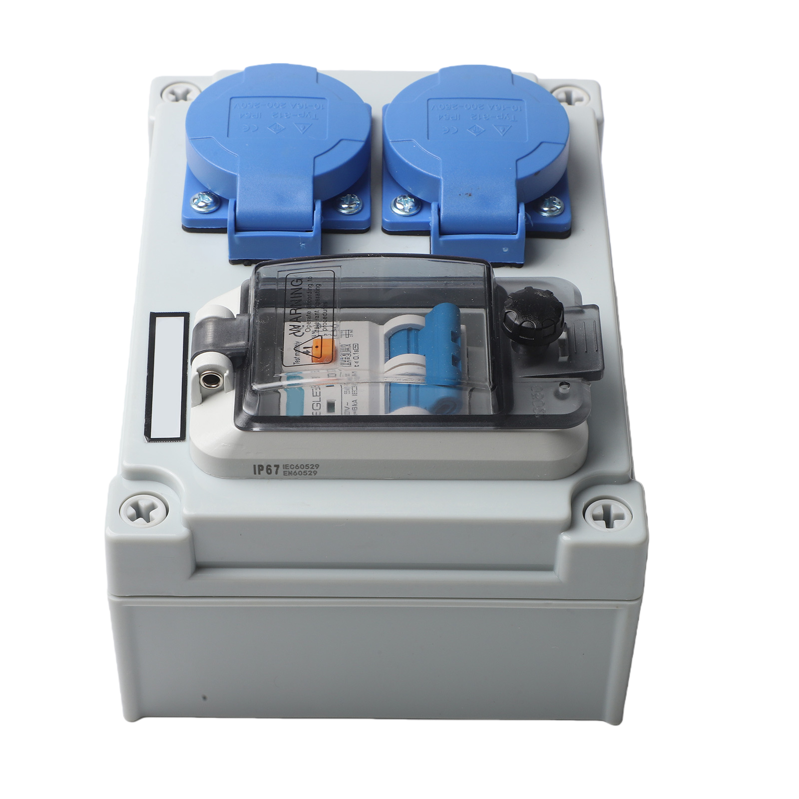 Gray Blue Wall Distributor Saf - Outdoor Power Distributors recensione e prezzo