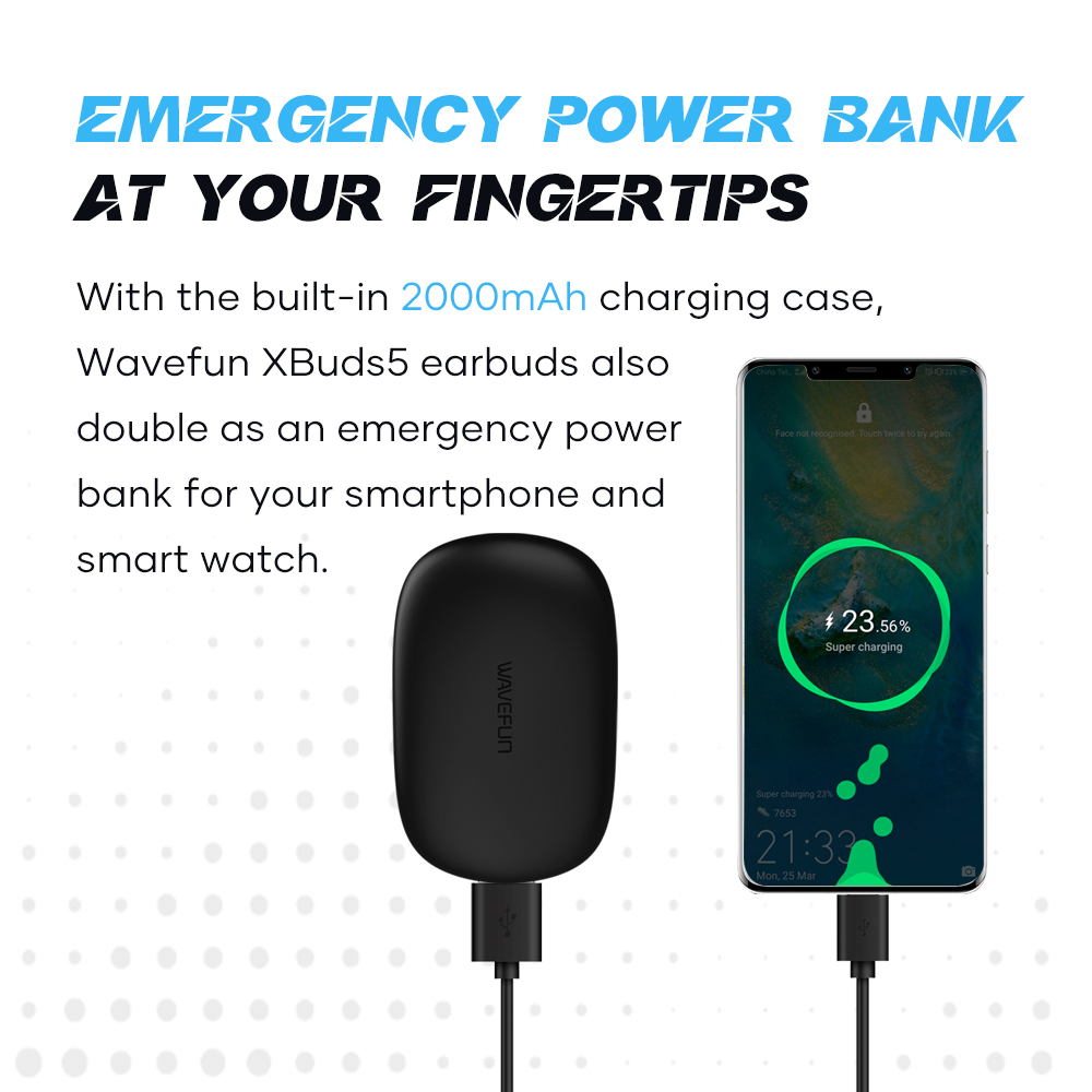 Wavefun XBuds 5 Bluetooth Earp - Outdoor Power Board Box recensione e prezzo