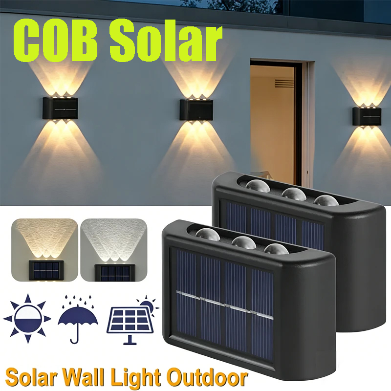 COB Solar Wall Lamp Outdoor Wa - Outdoor Powerwall recensione e prezzo