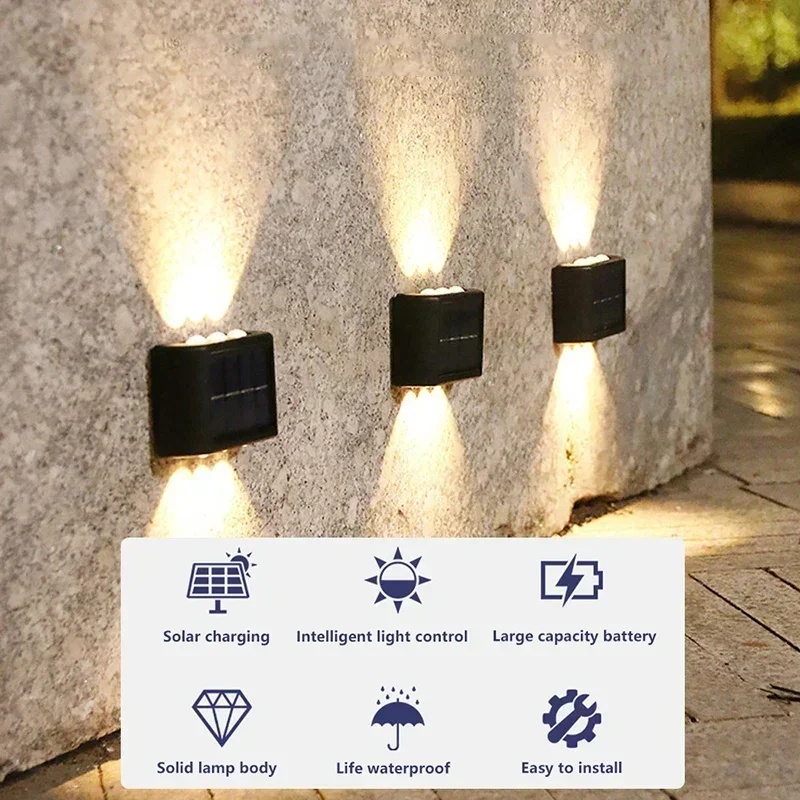 COB Solar Wall Lamp Outdoor Wa - Outdoor Powerwall recensione e prezzo
