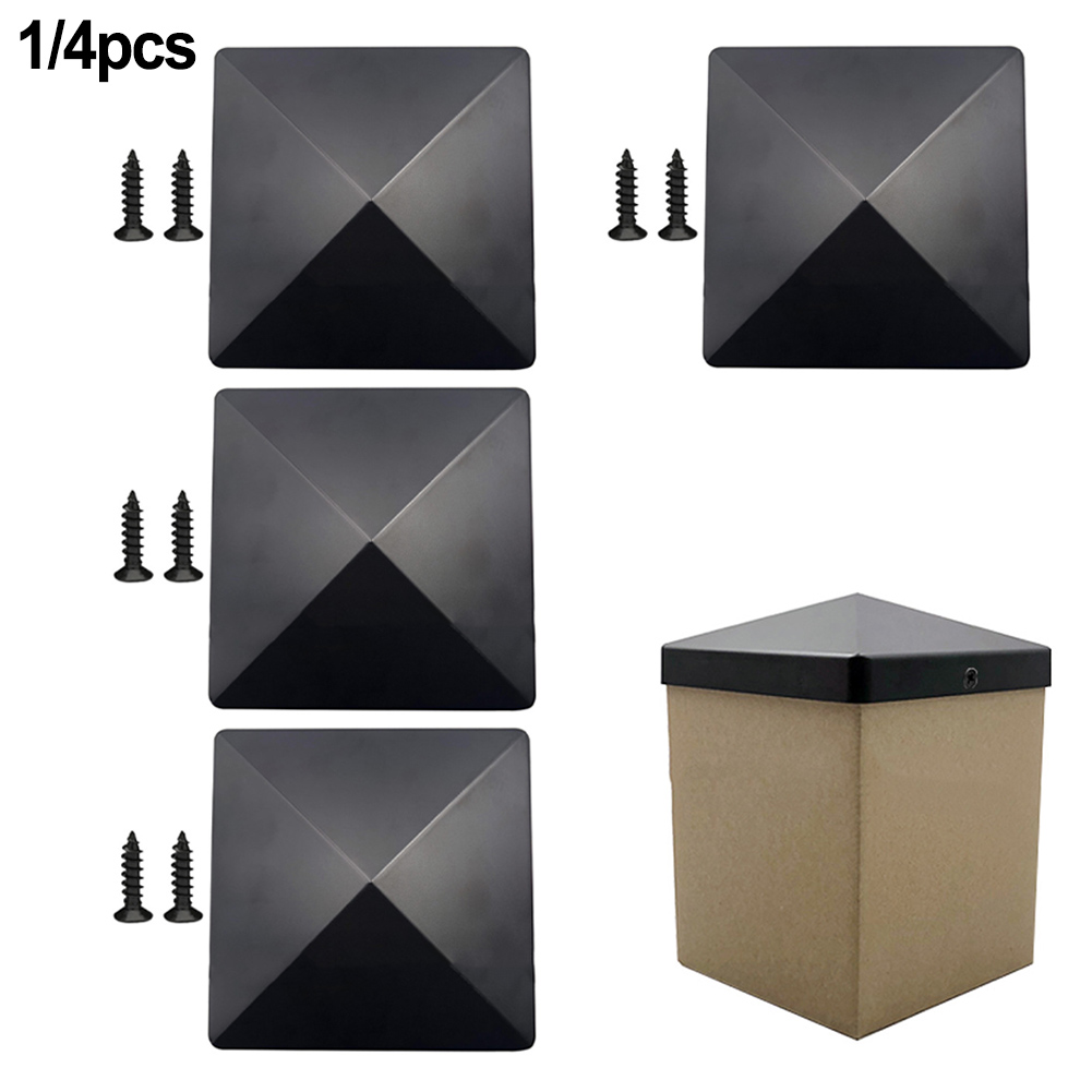 1/4Pcs 4x4 Inch Black ABS Plas - Outdoor Power Post recensione e prezzo