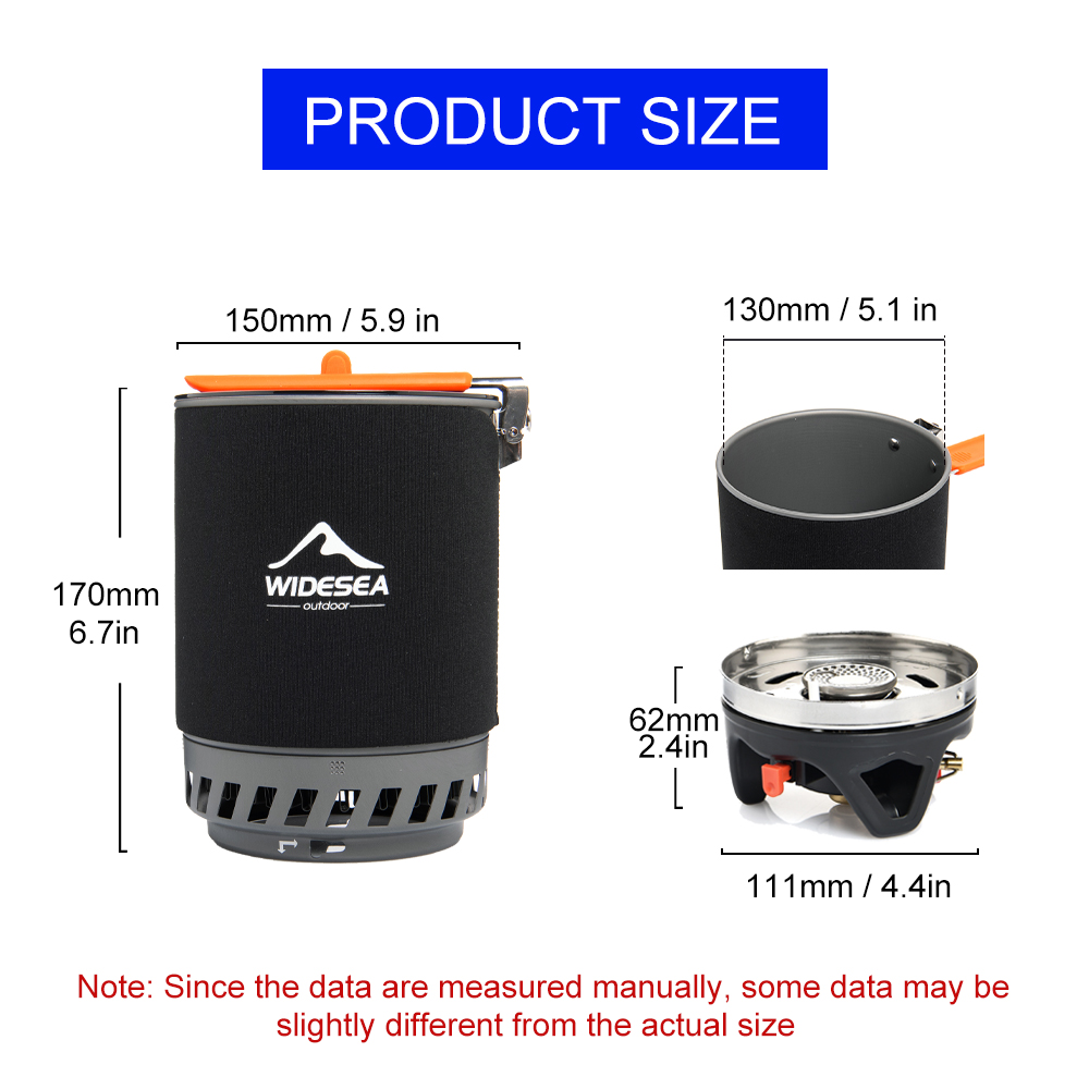 Widesea Camping Cooking System - Outdoor Power Burner recensione e prezzo