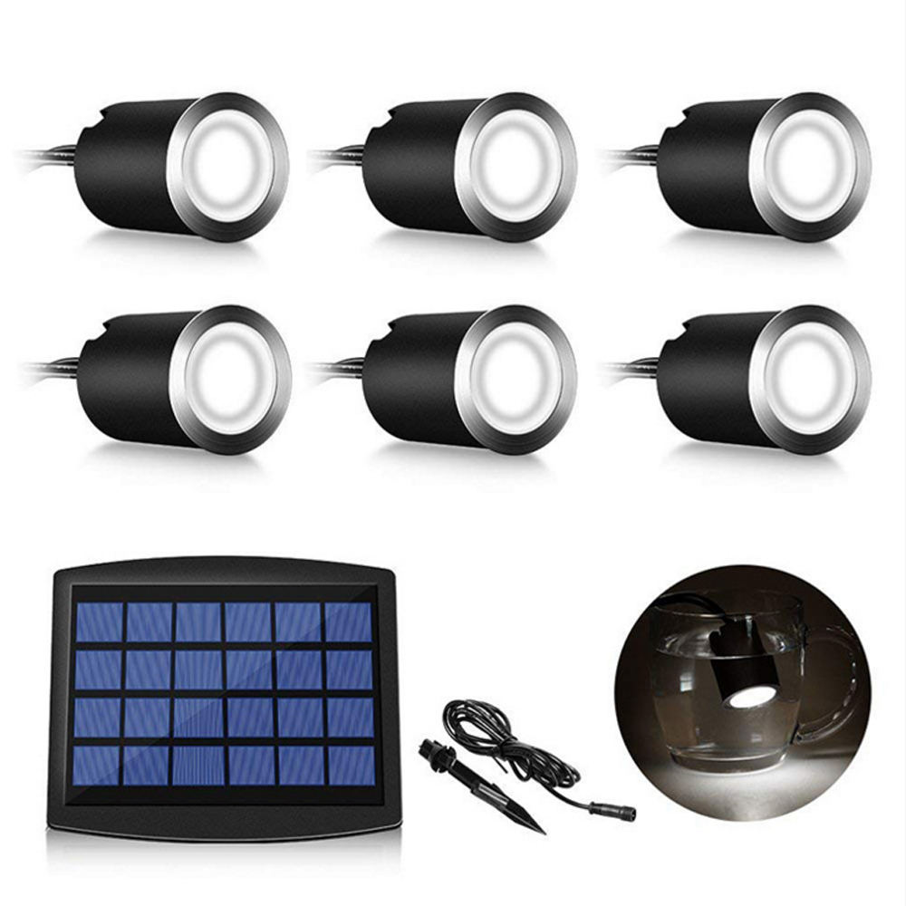 6pcs 8pcs Solar LED Deck Light - Outdoor Power Post recensione e prezzo