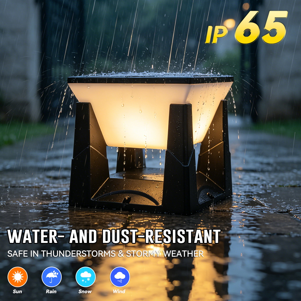 3-Color Solar Post Light IP65  - Outdoor Power Post recensione e prezzo