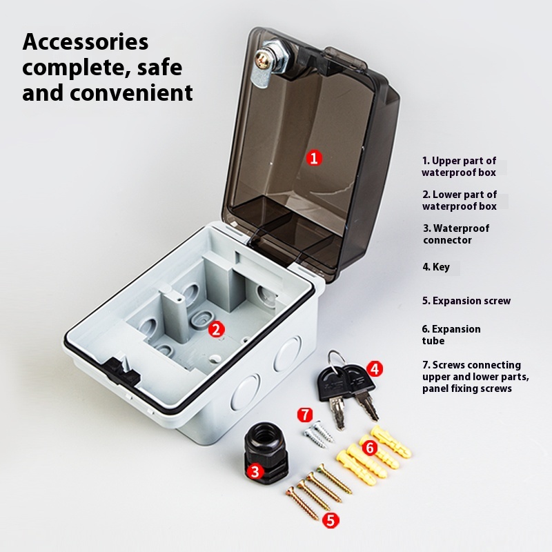 Outdoor 86 Type Open-mounted S - Outdoor Power Socket With Lock recensione e prezzo
