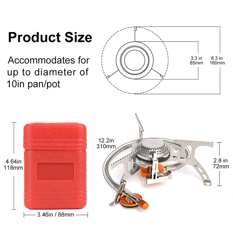 Camping Gas Stove Portable Fol - Outdoor Power Burner recensione e prezzo