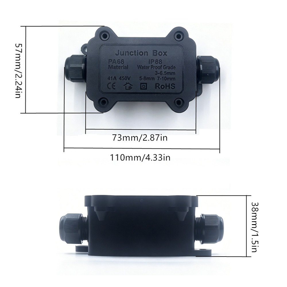 IP68 Waterproof Junction Box 2 - Outdoor Power Distribution Box recensione e prezzo