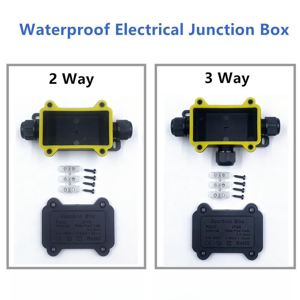 IP68 Waterproof Junction Box 2 - Outdoor Power Distribution Box recensione e prezzo