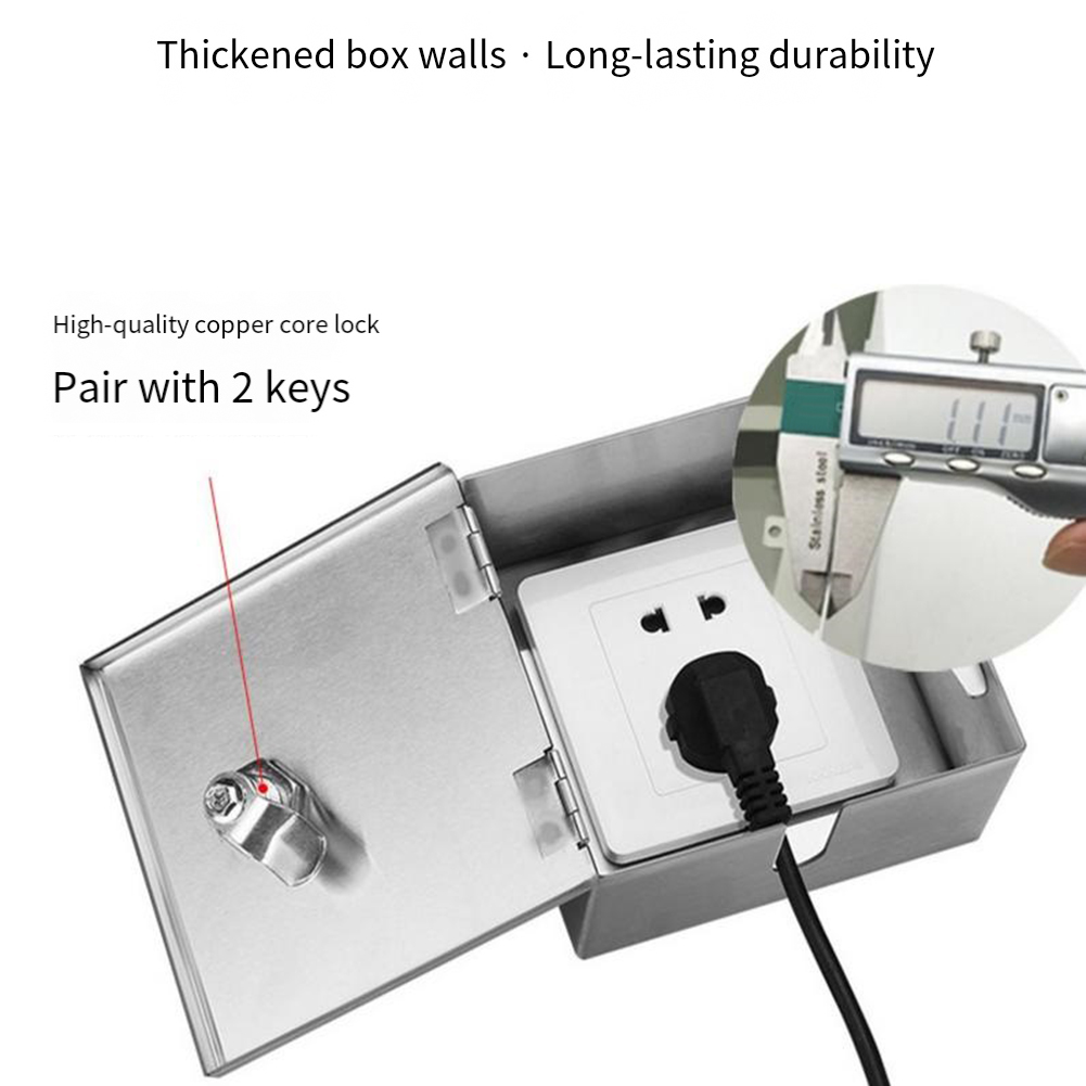 Stainless Steel Outdoor Electr - Outdoor Power Socket With Lock recensione e prezzo
