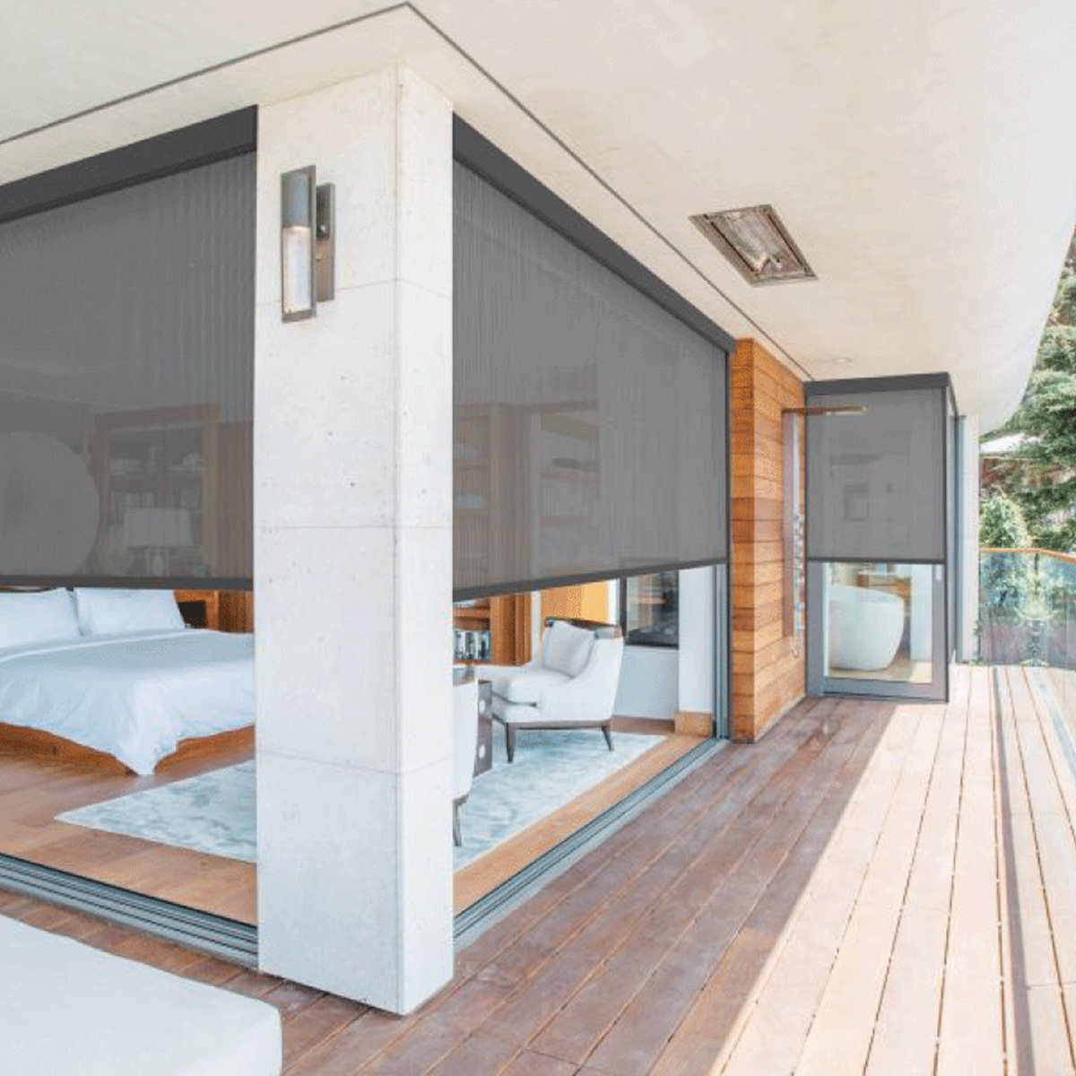 Smart Blackout Outdoor Windpro - Outdoor Power Roller Shades recensione e prezzo