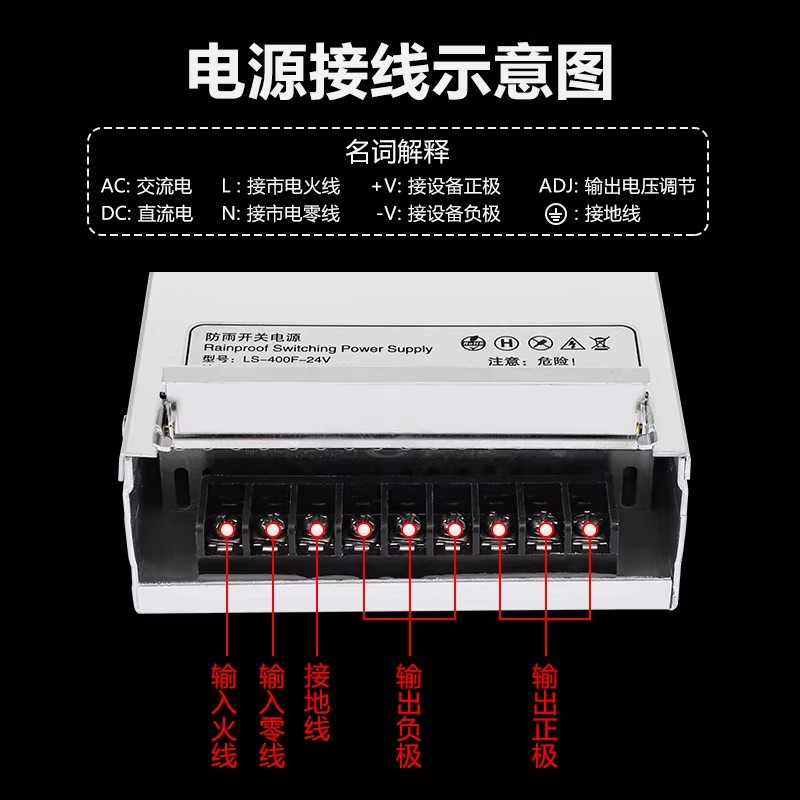 Rainproof switch power supply  - Outdoor Power Board Box recensione e prezzo
