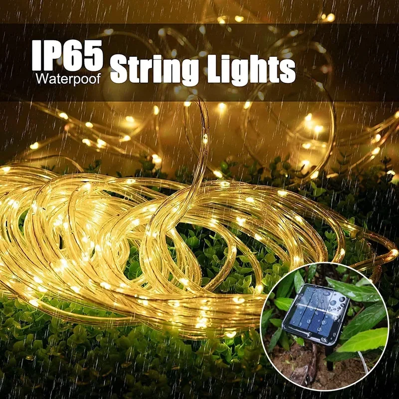 LED Solar Strip Rope Tube Fair - Outdoor Power Post recensione e prezzo