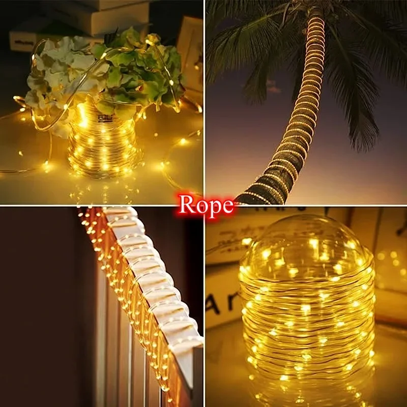 LED Solar Strip Rope Tube Fair - Outdoor Power Post recensione e prezzo