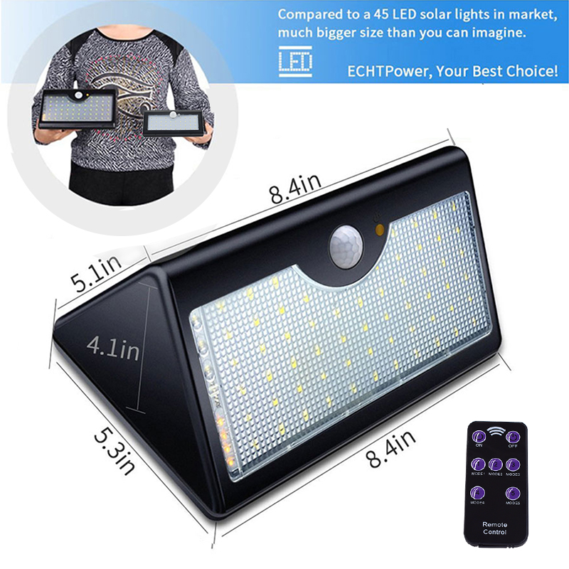 1300LM Super Bright Solar Wall - Outdoor Power Post recensione e prezzo