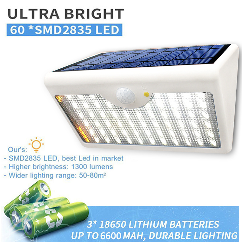 1300LM Super Bright Solar Wall - Outdoor Power Post recensione e prezzo