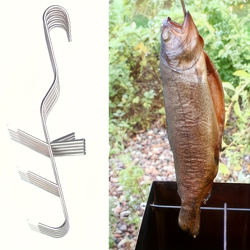 Fish Hooks for Smoking, Stainl - Outdoor Power Burner recensione e prezzo