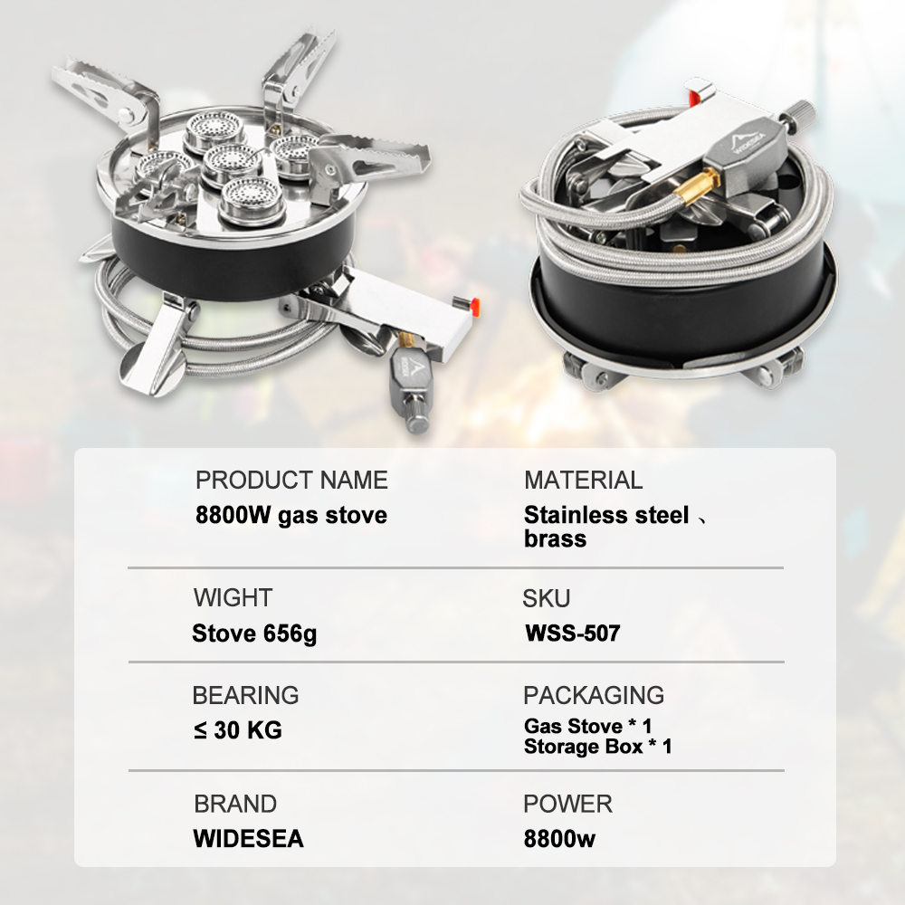 Widesea Camping 5in1 Gas Stove - Outdoor Kitchen Power Burner recensione e prezzo