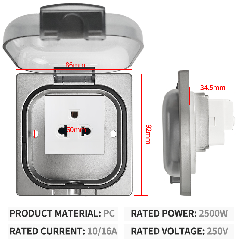 IP65 Waterproof Outdoor Socket - Outdoor Powerwall recensione e prezzo