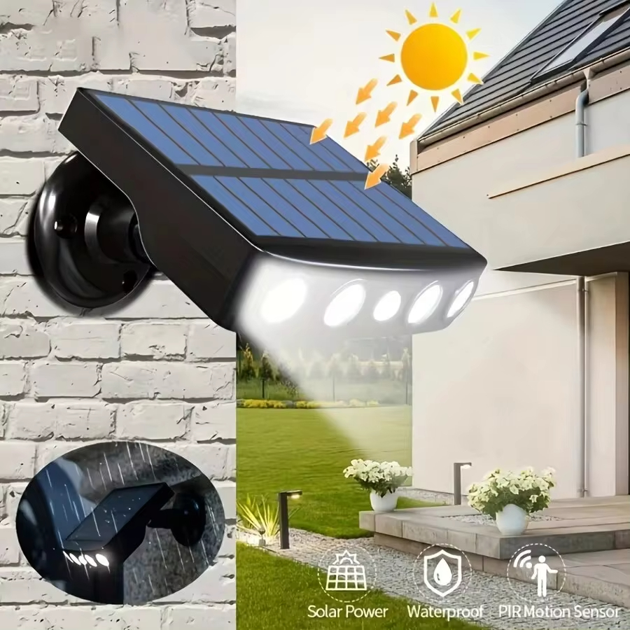 Powerful 4 LED Solar Security  - Outdoor Power Post recensione e prezzo