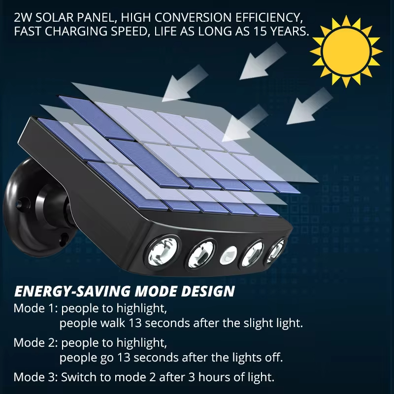 Powerful 4 LED Solar Security  - Outdoor Power Post recensione e prezzo